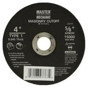 Disston 232154 4 x 0.045 x 0.625 in. Master Mechanic Masonry Cutting Wheel